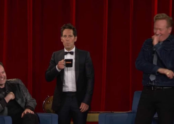 Paul Rudd pulls final Mac and Me prank on Conan O'Brien