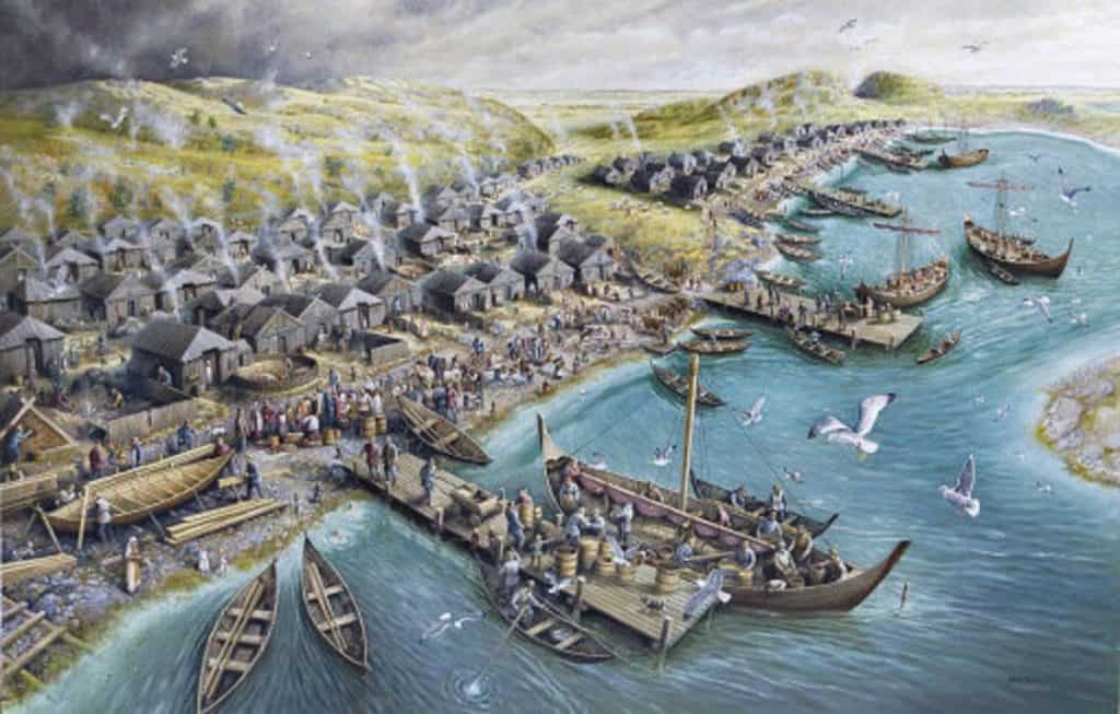 Image Viking town of Kaupang Norway 1:09 pm Most Incredible Viking Archaeological Finds of the Past Decade.