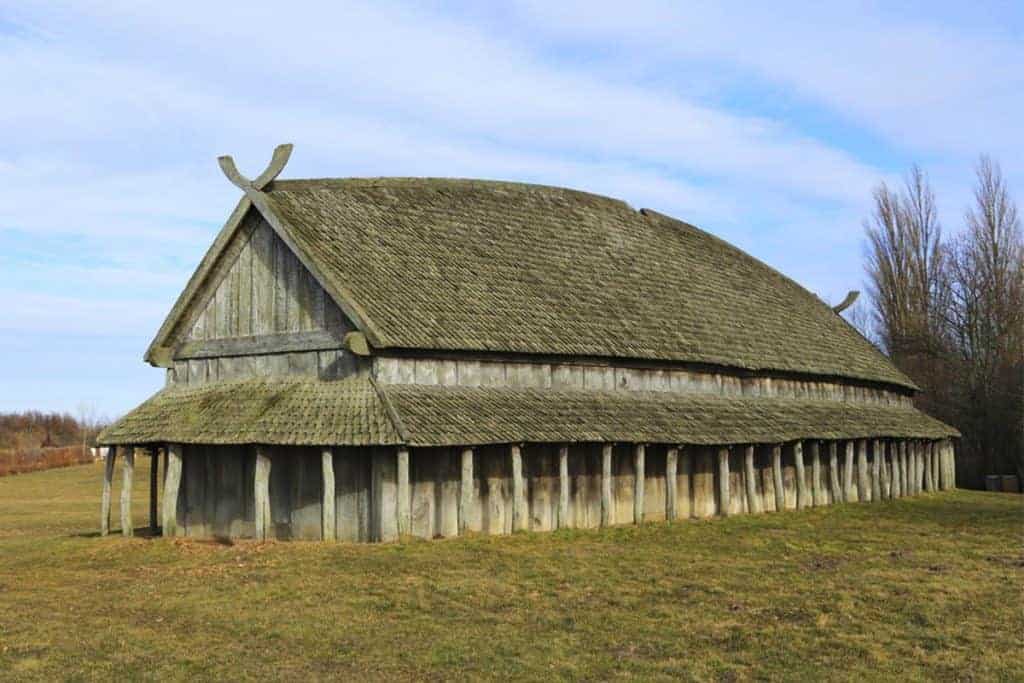Image viking longhouse 7:06 pm Viking Longhouse - What were Viking homes like?.