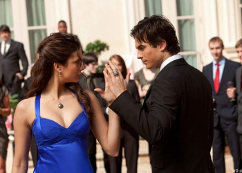 The Memorable First Kiss of Damon and Elena: A 'Vampire Diaries' Love Story