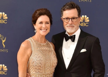 Stephen Colbert Credits His Wife