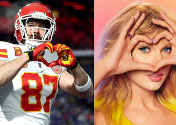 Travis Kelce Embraces Taylor Swift's Iconic Heart Gesture After Scoring Touchdown